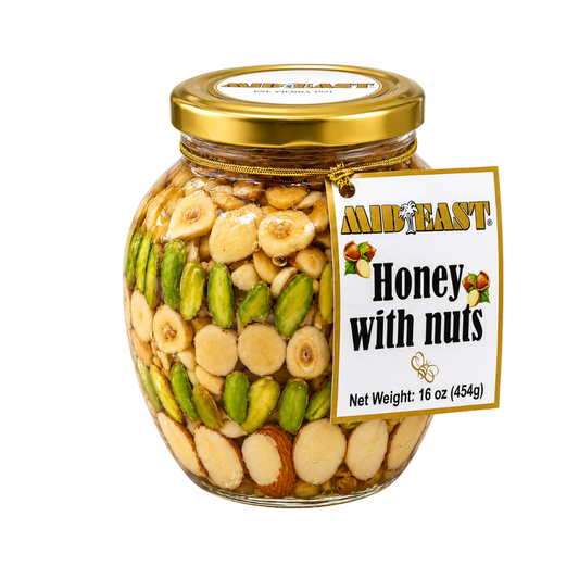 HY0101 - M.E. Honey With Nuts 12 x 454 g