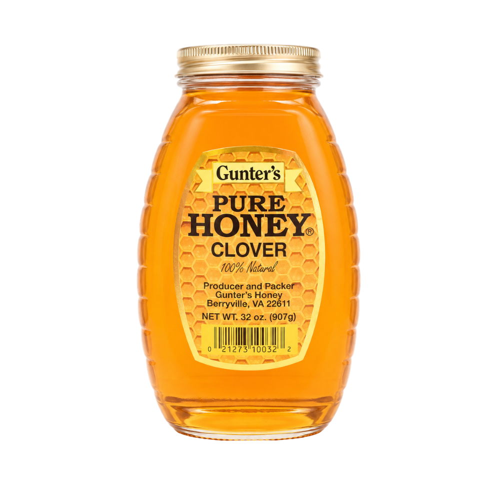 HY20C - Gunters Clover Honey 2 LB. 12 x 32 oz