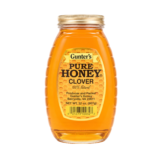 HY20C - Gunters Clover Honey 2 LB. 12 x 32 oz