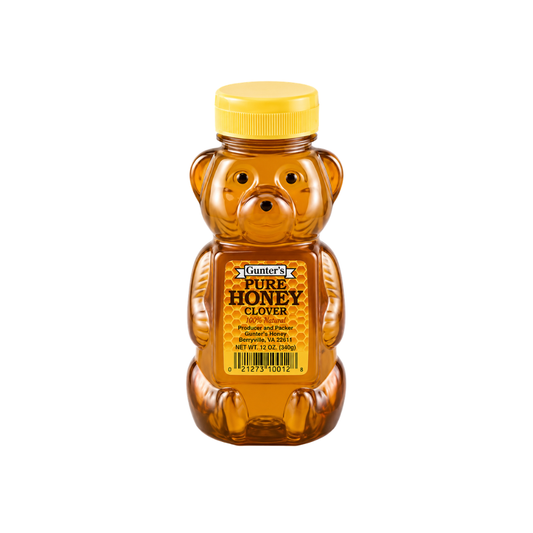 HY21C - Gunter Bear Honey 12 x 12 oz (340g)