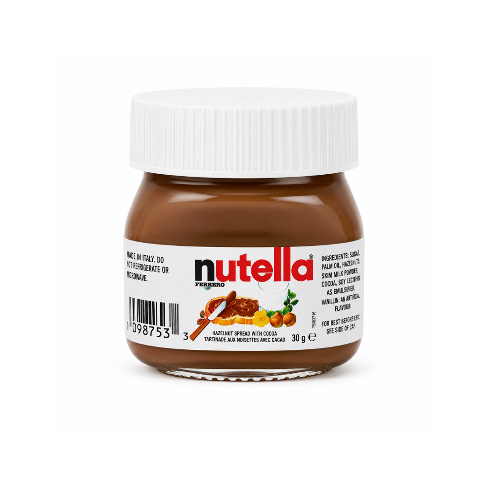 HZ02 – Nutella Mini Jars 64 x 25g