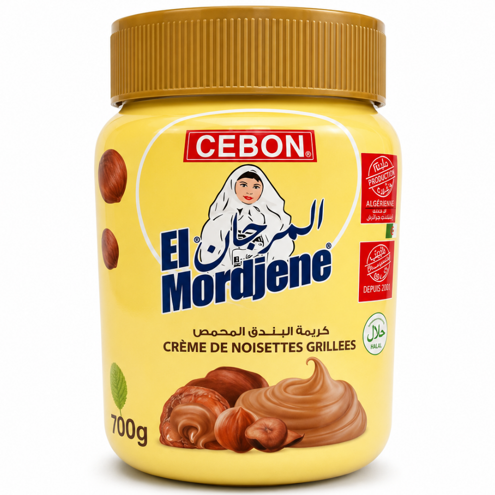 HZ12 – Cebon El morjene Creme De Noisettes Grillees 6 x 24.6 oz (700g)