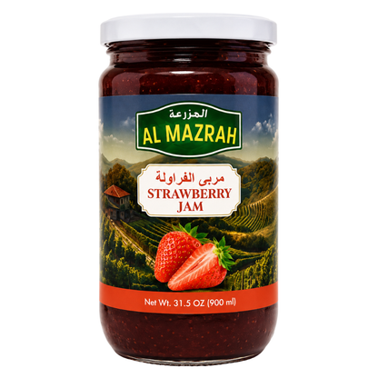 J0103 - Al Mazrah Strawberry Jam 12 x 28 oz (800g)