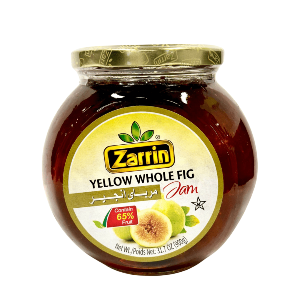 J27A - Zarrin Whole Yellow Fig Jam 6 x 32 oz (900g)