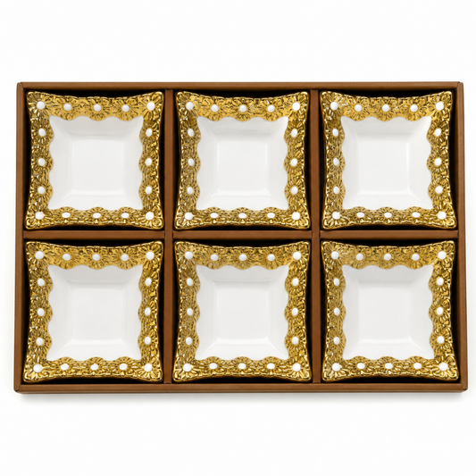 KW84 – AP*** Candy Pot 6 Piece Set (Gold)