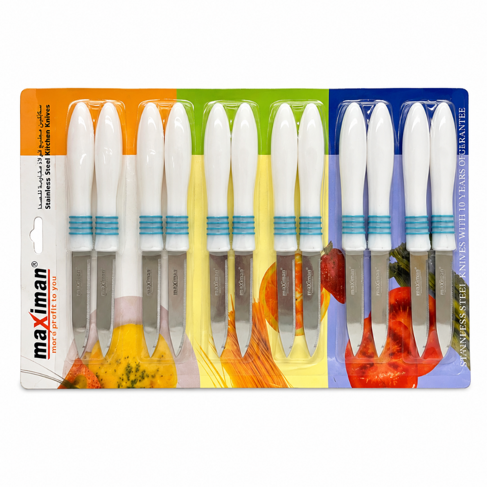 KW88A – MAX-1281A Fruit Knife 12 on Card
