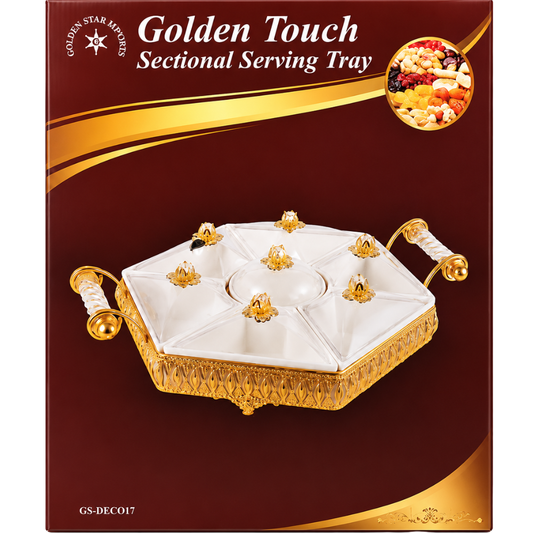 KW91CC - 6 Sec/ Gold Serving Tray