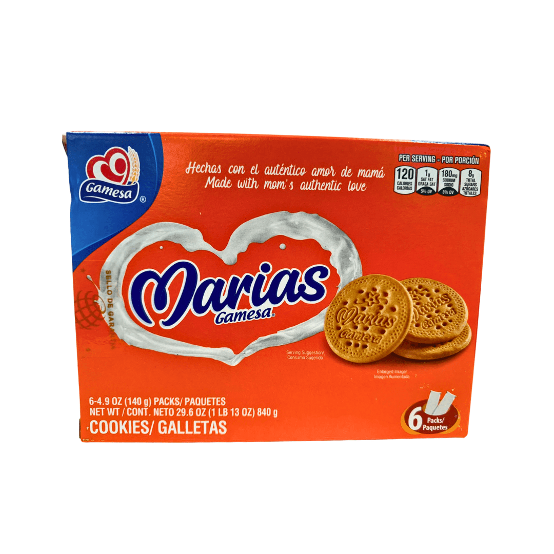 LCB01C - Gamesa Marias Cookies (Grande) 8 x 29.6 oz