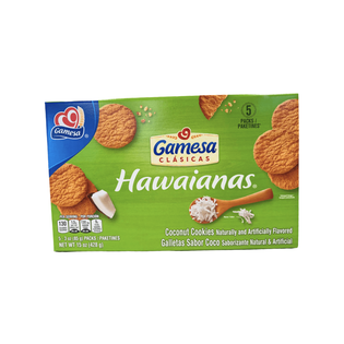 LCB01G - Gamesa Hawaianas 12 x 11.7 OZ (Coconut Cookie)
