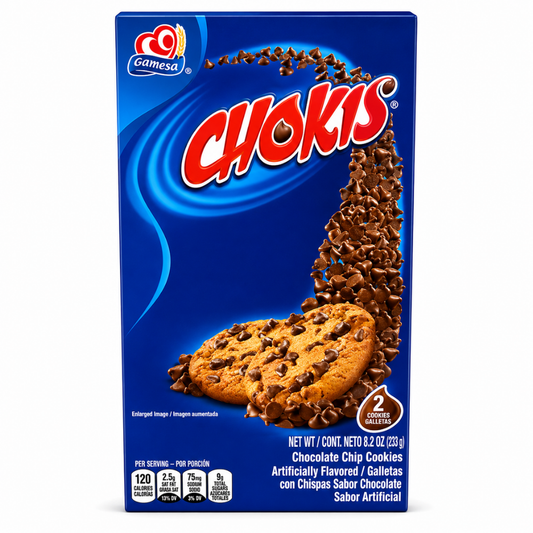 LCB07 - Gamesa Chokis Chocolate Chip Cookies 10 x 233 g