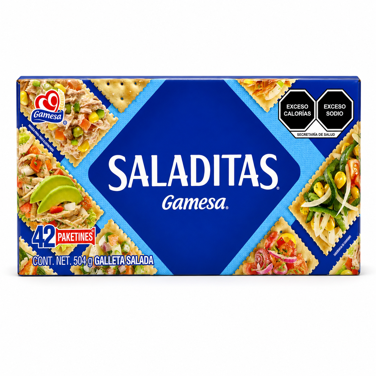 LCB08C - Gamesa Saladitas 12 x 504 g