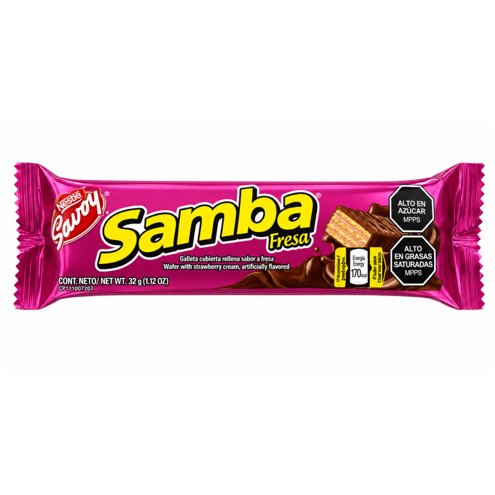 LCB1005 - Nestle Samba Fresa 1 x (32 G x 20 Bars)