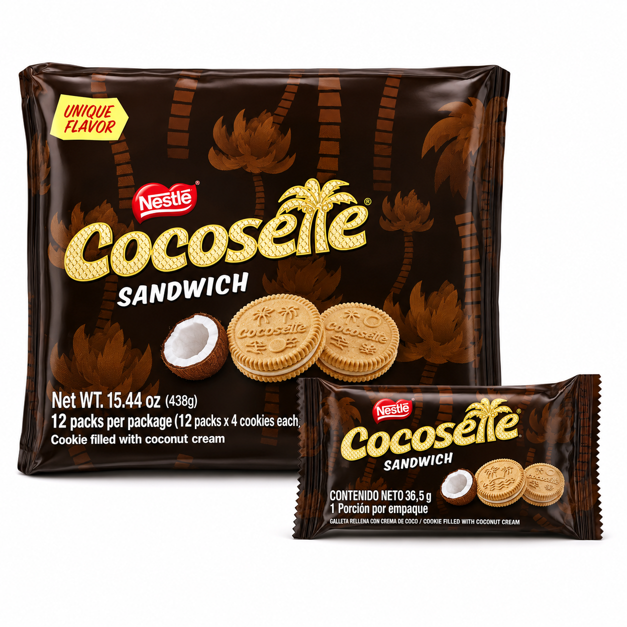 LCB1105 - Nestle Cocosette Sandwich 24 x 438 g