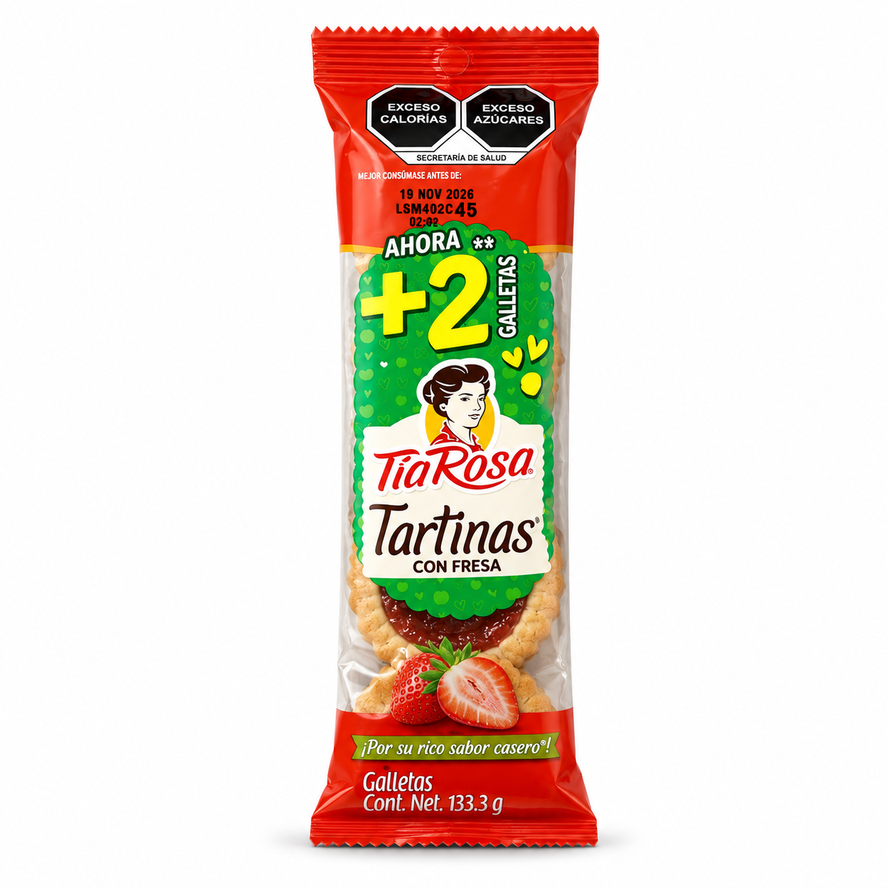 LCB1209 - Gallitas TartinasFresa  26 x 133.3 g