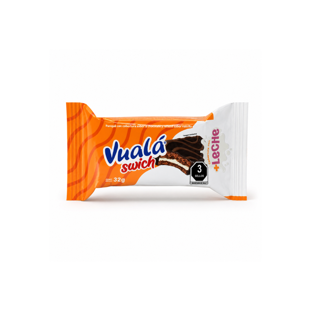 LCB2004 - Vuala Swich Sabor Leche  16 x 32 gr