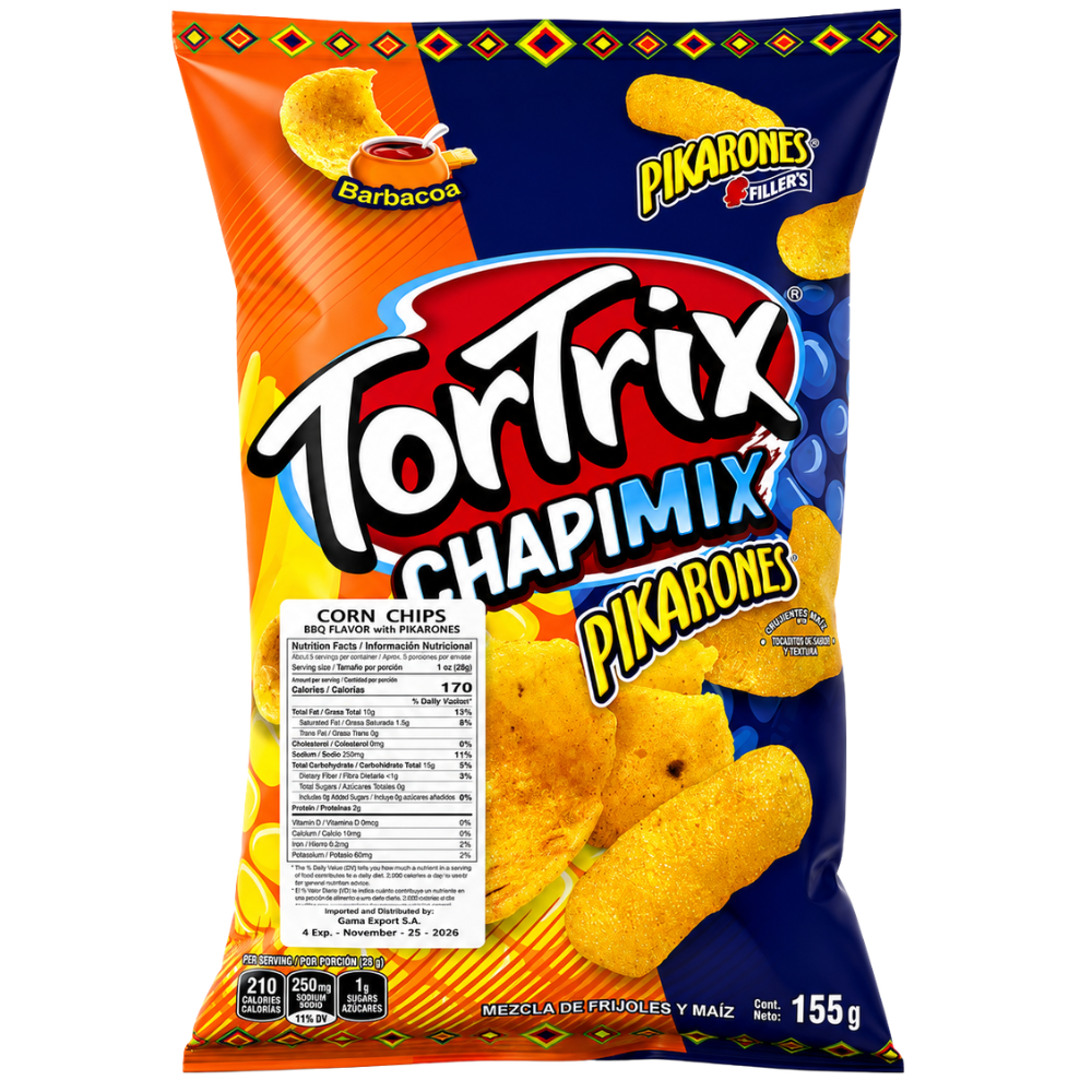 LCP0101 - Tortrix Pikarones Fillers Chips 1 x 155 gr