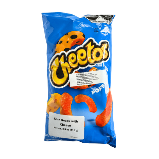 LCP01A - Cheetos Poffs Chips (Corn Snack with Cheese) 1 x 3.9oz