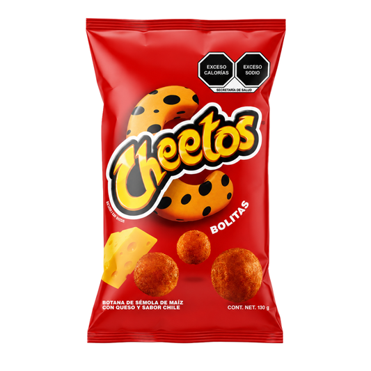 LCP01B - Cheetos Bolitas Corn Cheese And Chili Chips 1 x 130 g