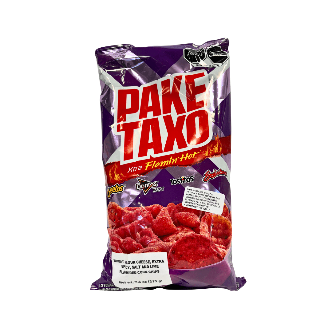 LCP05B - Paketaxo Xtra Flaming Hot Chips 1 x 7.5 oz (215g) Purple