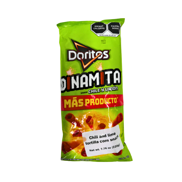 LCP08B - Dorito Dinamita (Chili And Lime ) 1 x 220 gr