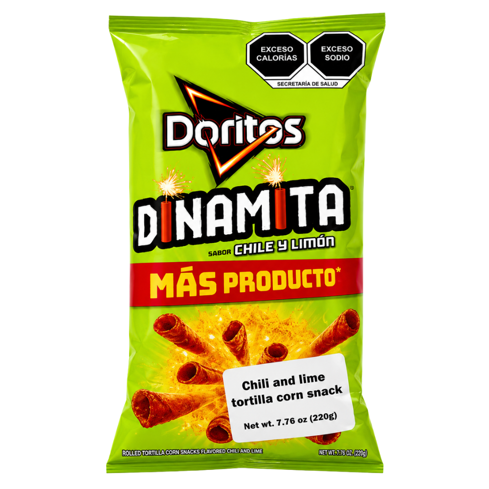 LCP08B - Dorito Dinamita (Chili And Lime ) 1 x 220 gr