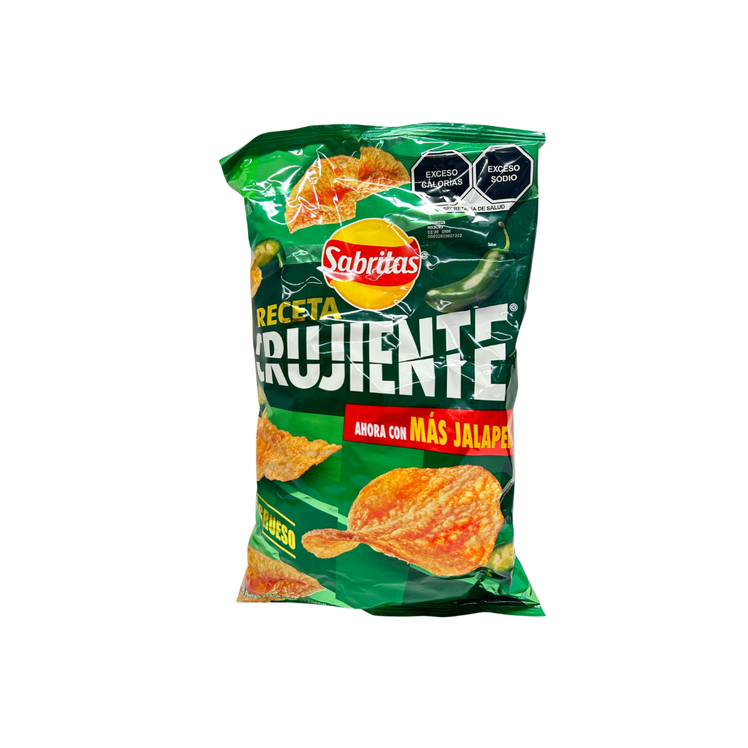 LCP0901 - Sabritas Receta Crujiente Mas Jalapeno 1 x 160 gr