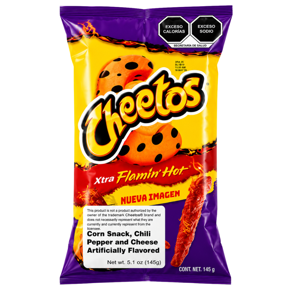 LCP09C - Sabritas Cheetos Xtra Flaming Hot 145g