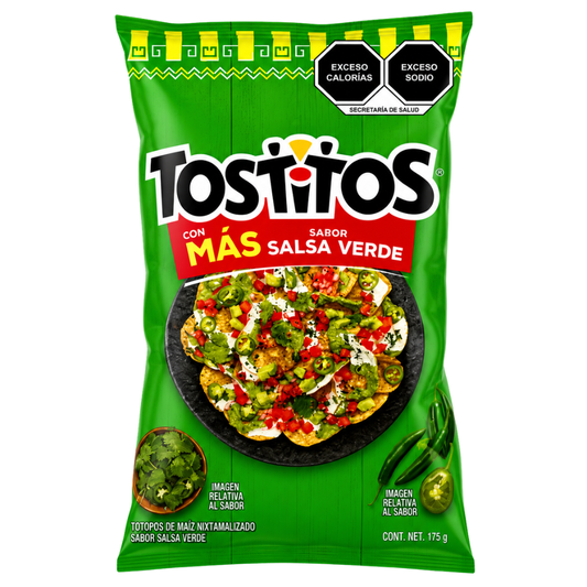 LCP09E - Sabritas Tostitos Salsa Verde Comparte 1 x 175 g