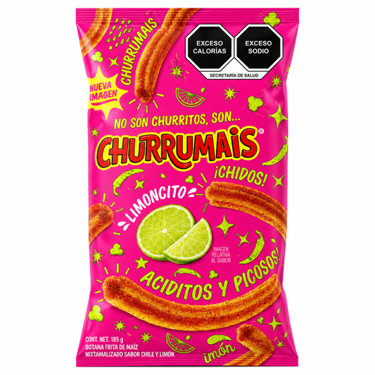 LCP10A - Churrumaiz Limoncito Chips 1 x 6.5 oz (185g)