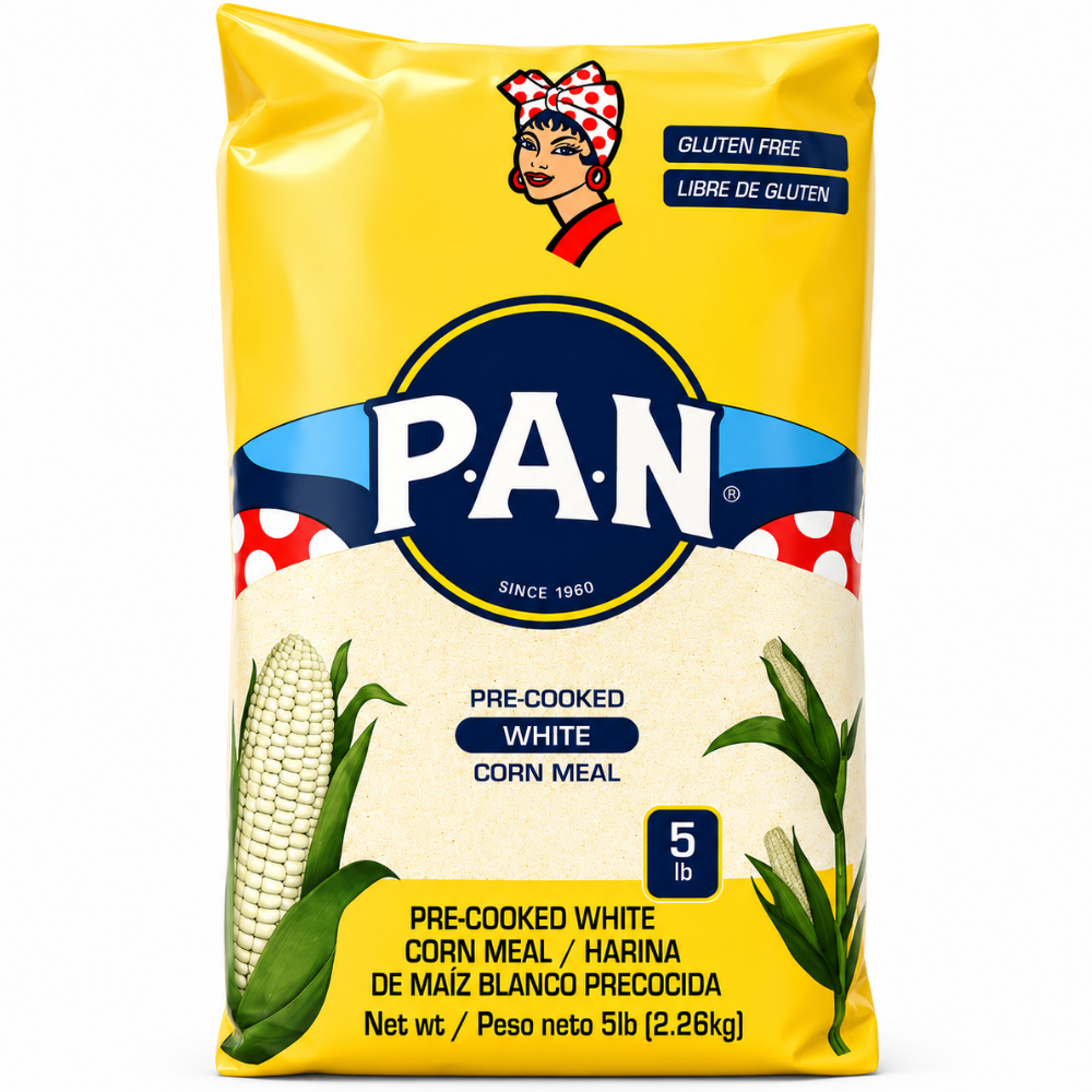 LDB0304 - PAN White Corn Meal 4 x 80 oz (2260g)