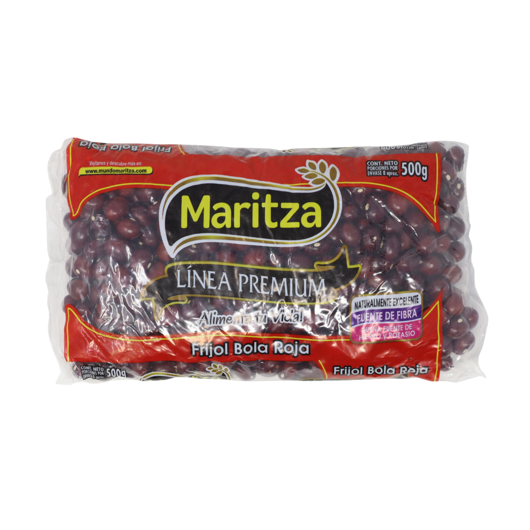 LDB0401 - Martiza Frijol Bola  Rojo  25 x 500 gr (Plastic Bags)