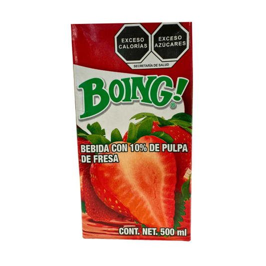 LDK11002 - Boing Fresa Strawberry Drink 24 / 500 ML Tetrapack