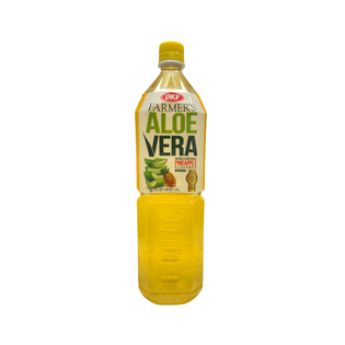 LDK30007 - OKF Aloe Vera Pineapple Drink Plastic Bottle 12 x 50.7 oz