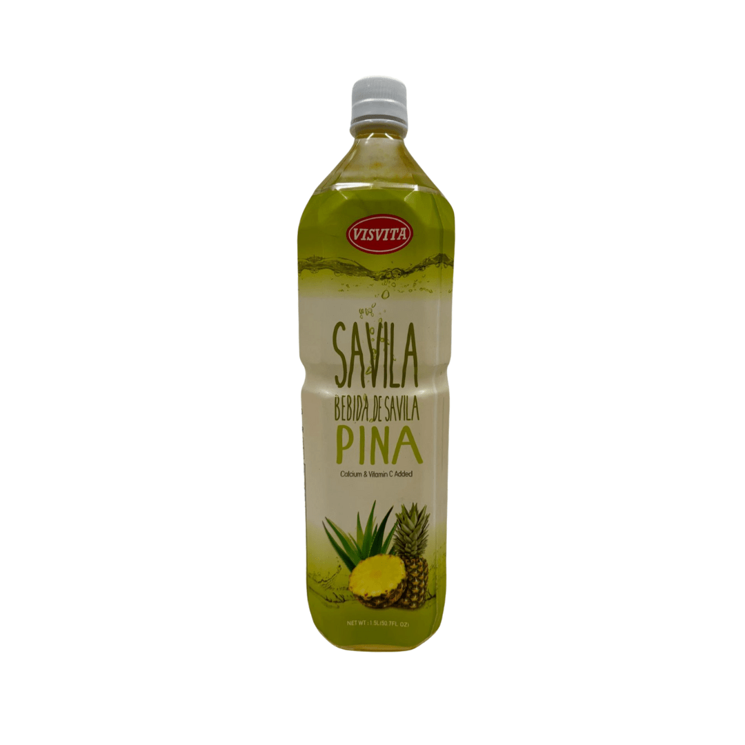 LDK05005 - VISVITA  Aloe Pina (Pineapple)  Drink Plastic Bottle 12 x 1.5 Lt