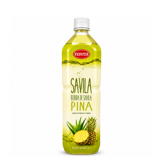 LDK05005 - VISVITA  Aloe Pina (Pineapple)  Drink Plastic Bottle 12 x 1.5 Lt