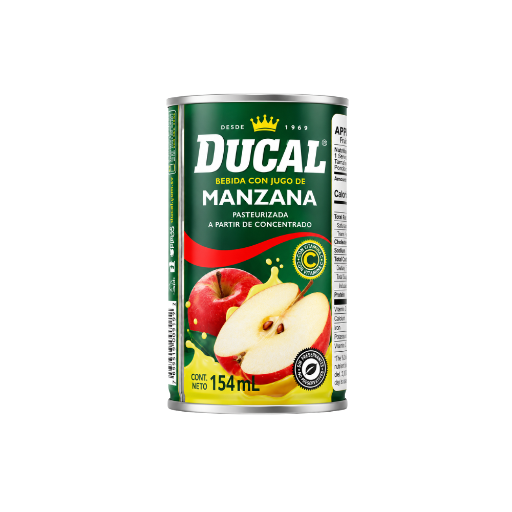 LDK0801 - Ducal Manzana Jugo 48 x 5.5 Oz (154 ml)