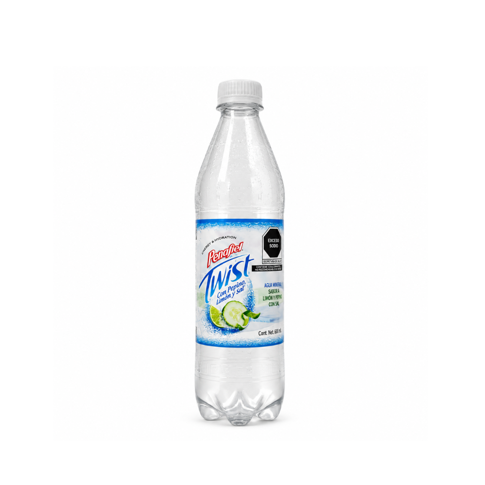 LDK10004 - Penafiel Con Pepino Limon Y Sal Sparkling Water (Cucumber,Lemon And salt) 12 x 600ml