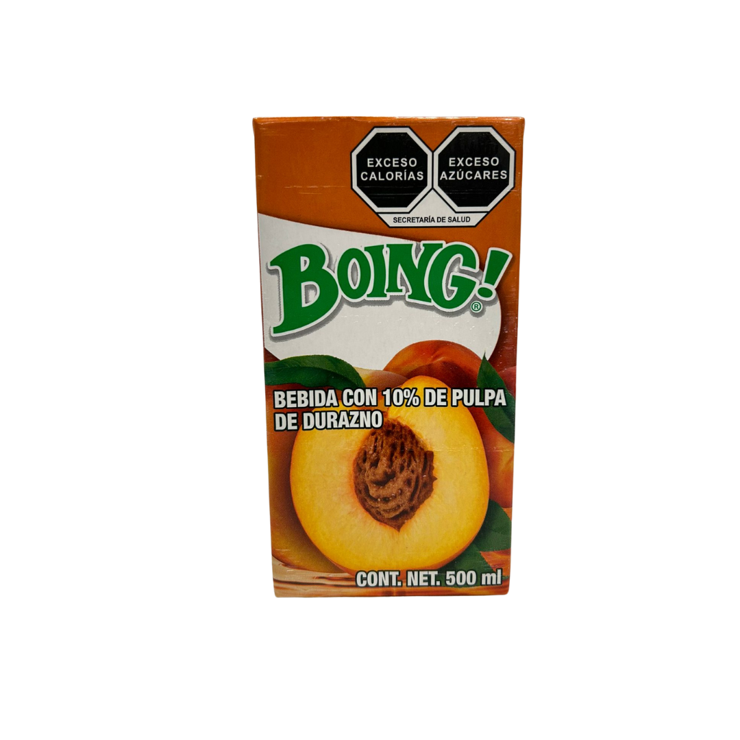 LDK11001 - Boing Pulpa De Durazno  (Peach Drink)  24 x 500 ml Tetrapack
