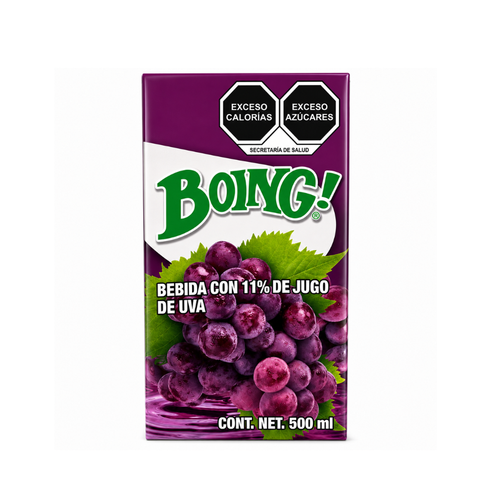 LDK11004 - Boing Uva (Grape Drink) Tetrapack 24 x 500 ml