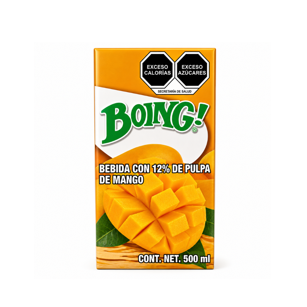 LDK11007 - Boing Mango Drink Tetrapack 24 x 500 ml