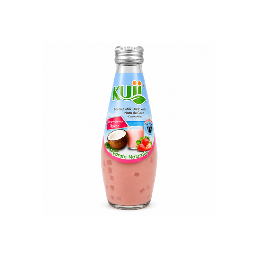 LDK17010 - Kuii Coconut Milk Strawberry Drink 12 x 290 ml