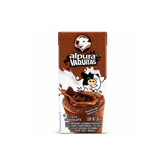 LDK19002 - Alpura Vaquitas Leche Chocolate 24 x 180 ml