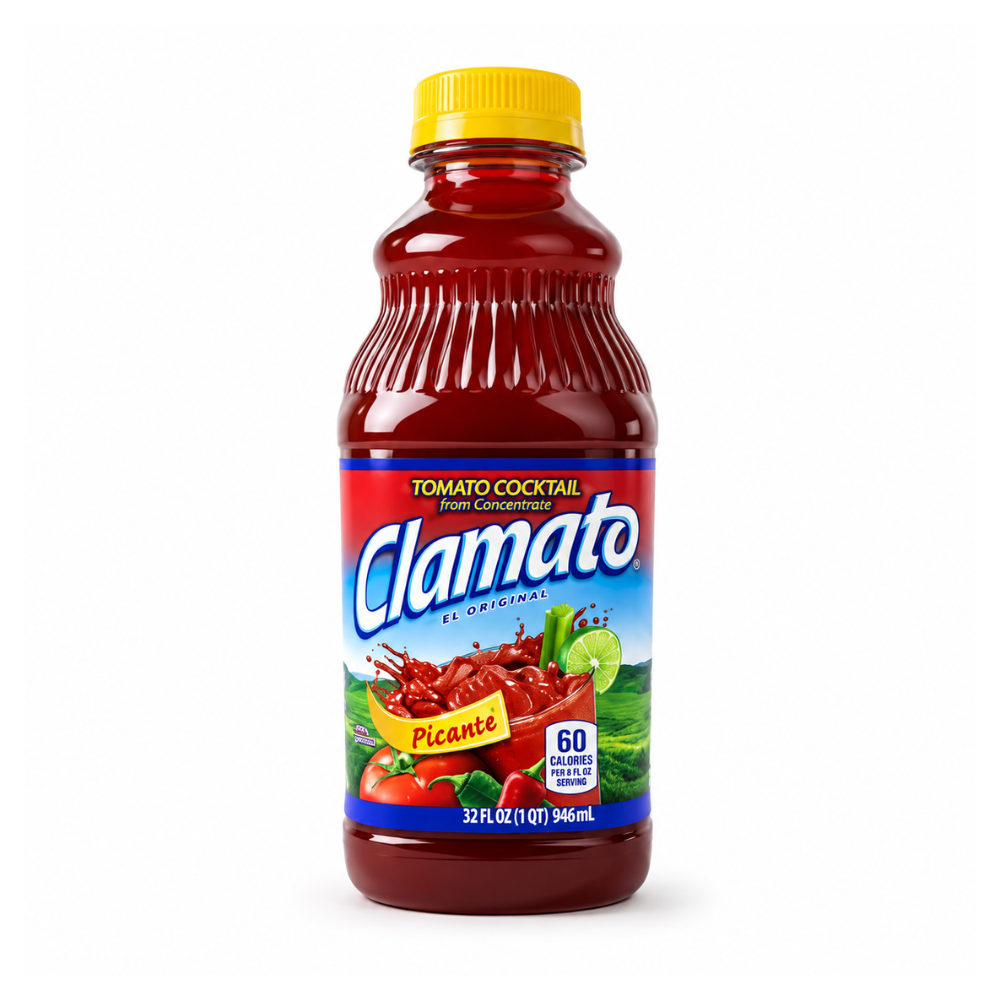 LDK30004 - Motts Clamato Picante Yellow Led 12 / 32 OZ