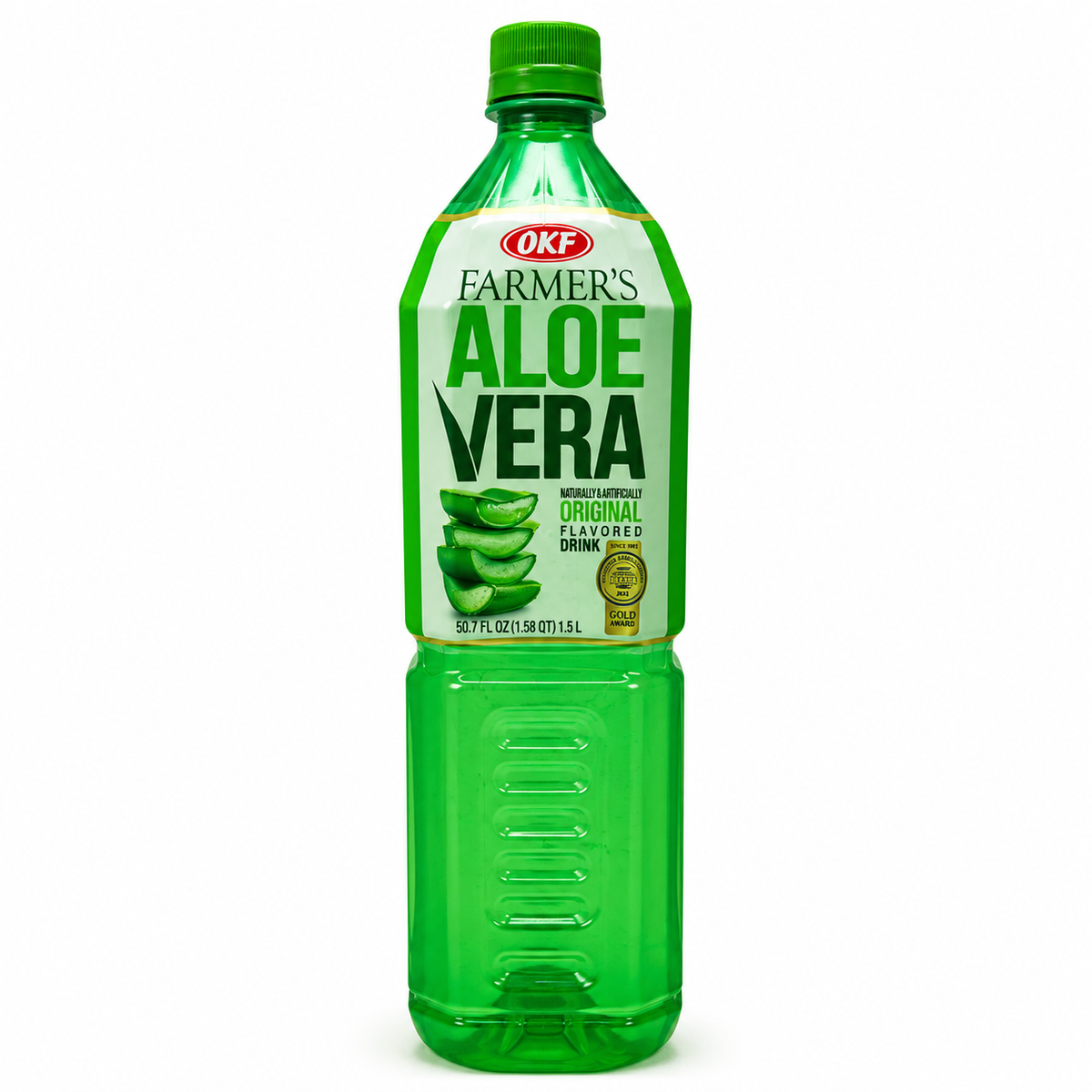LDK30008 - OKF Aloe Vera Original Drink Plastic Bottle 12 x 1.5 Lt