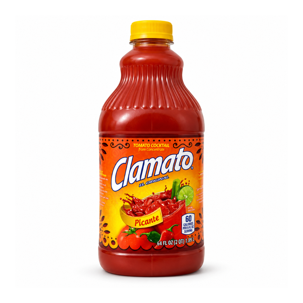 LDK30012- Motts Clamato Picante (Yellow Led) 8 x 64 oz