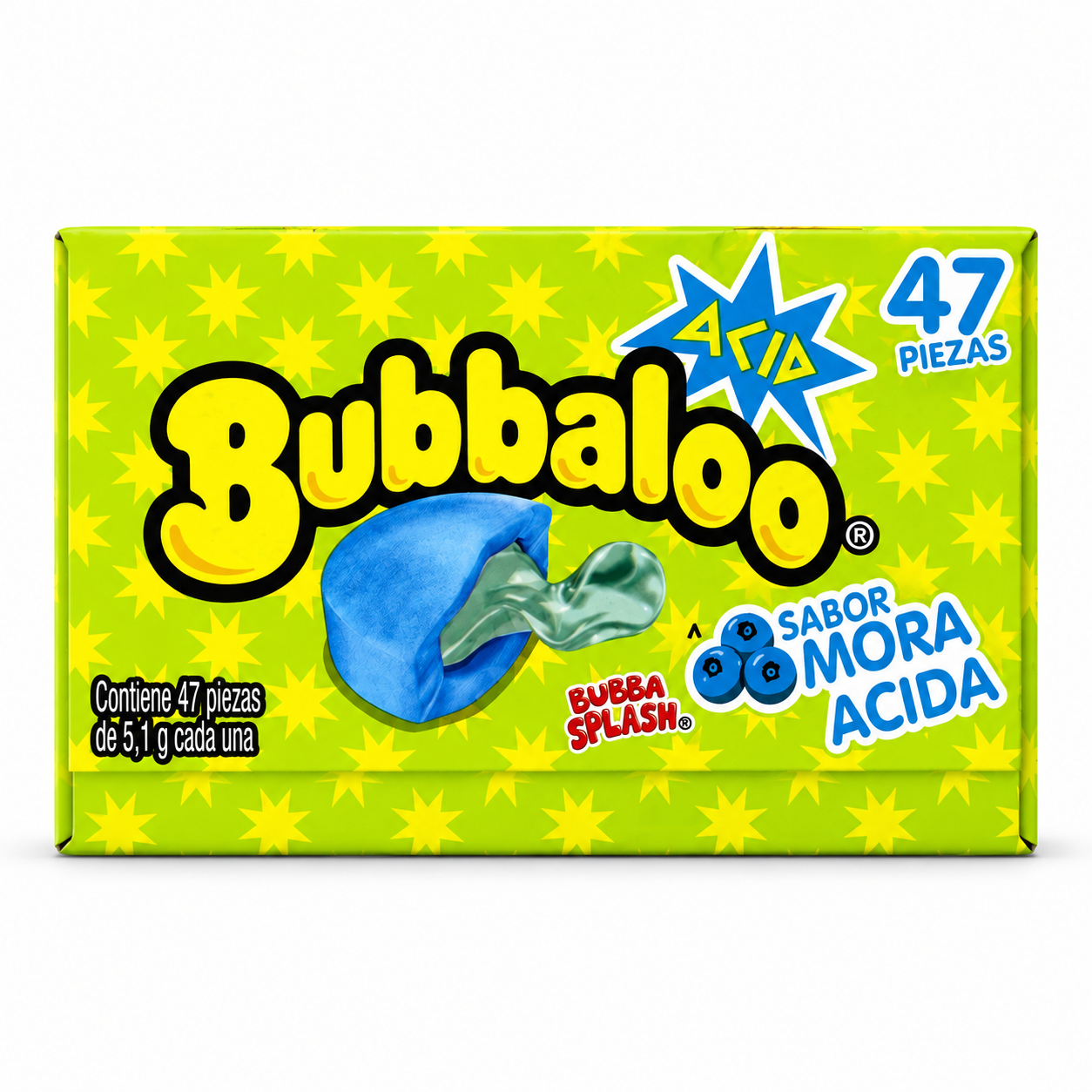 LGM0401 - Bubbaloo Mora Acida 47 x 5.1 g