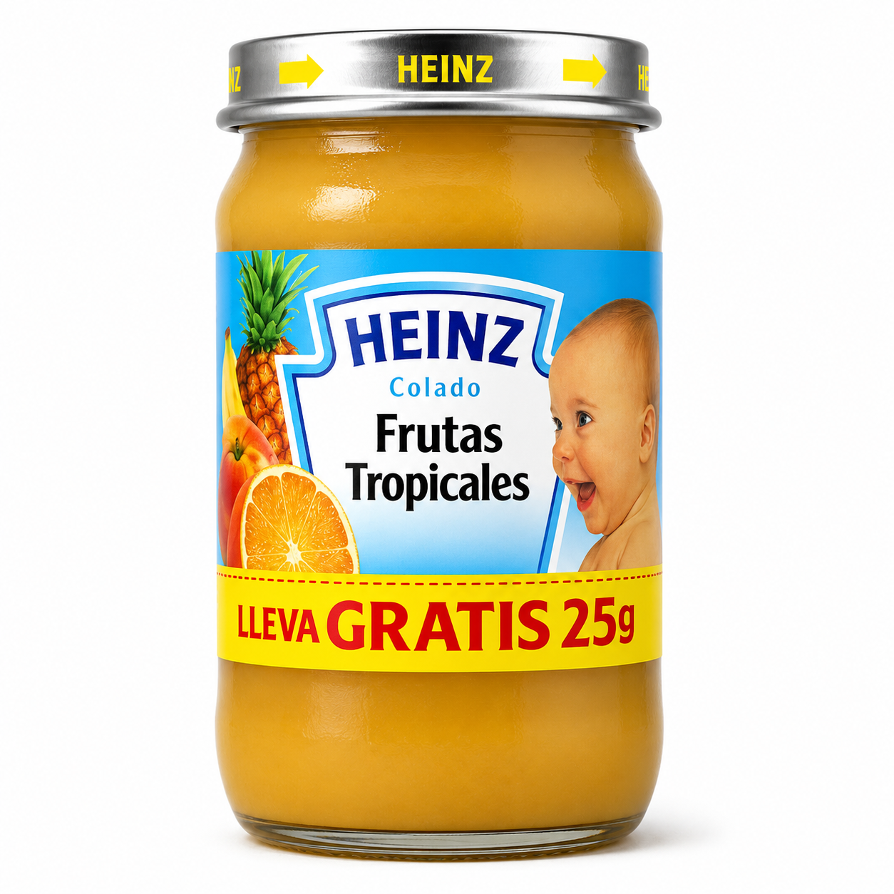 LJ0205 - Heinz Colado Frutas Tropicales  24 x 186 g
