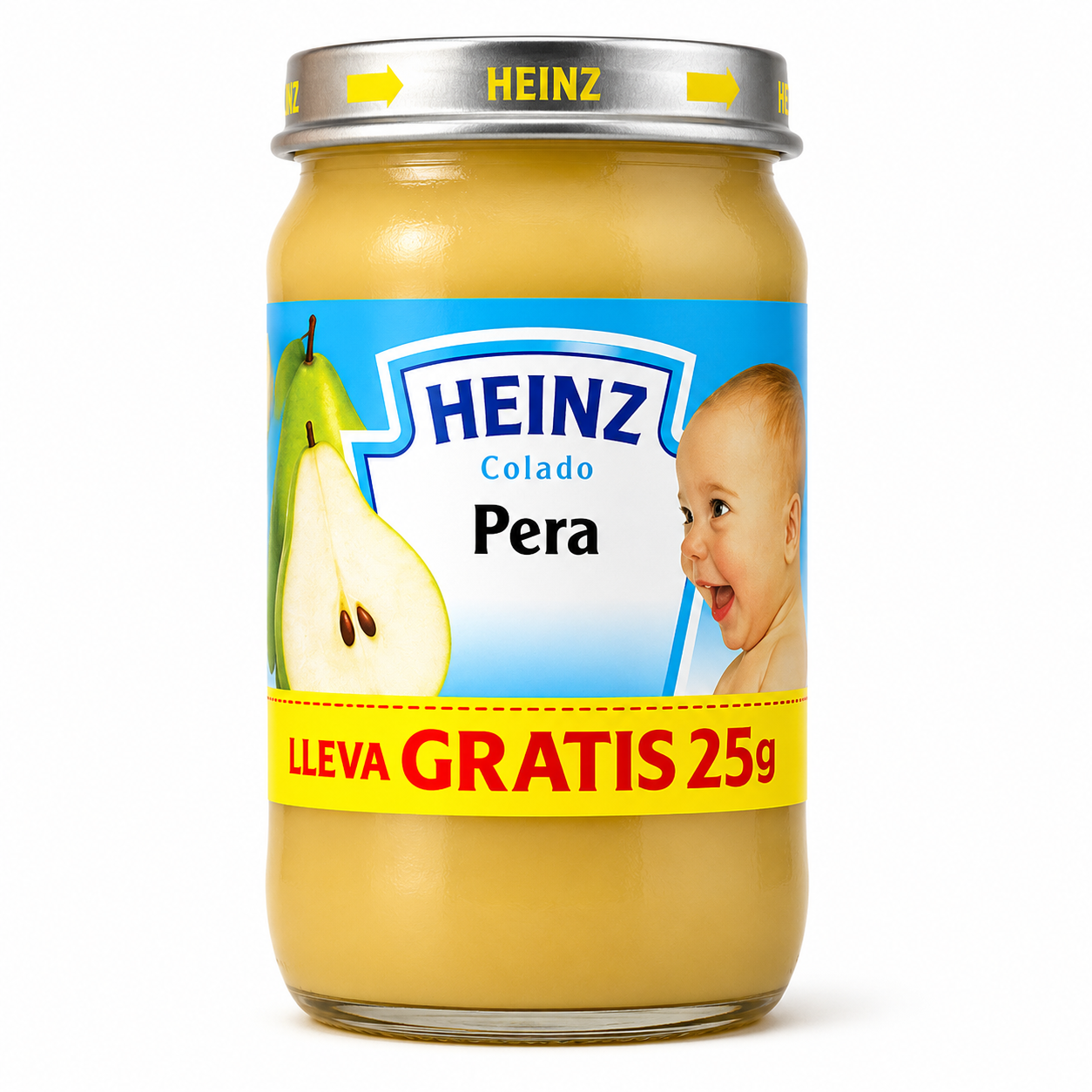 LJ0206 - Heinz Colado Pera 24 x 186 g