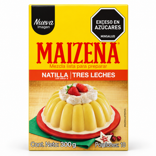 LMK0300 - Maizena Natilla Tres Leches Caja   _ Custard Mix   20 X 300 gr