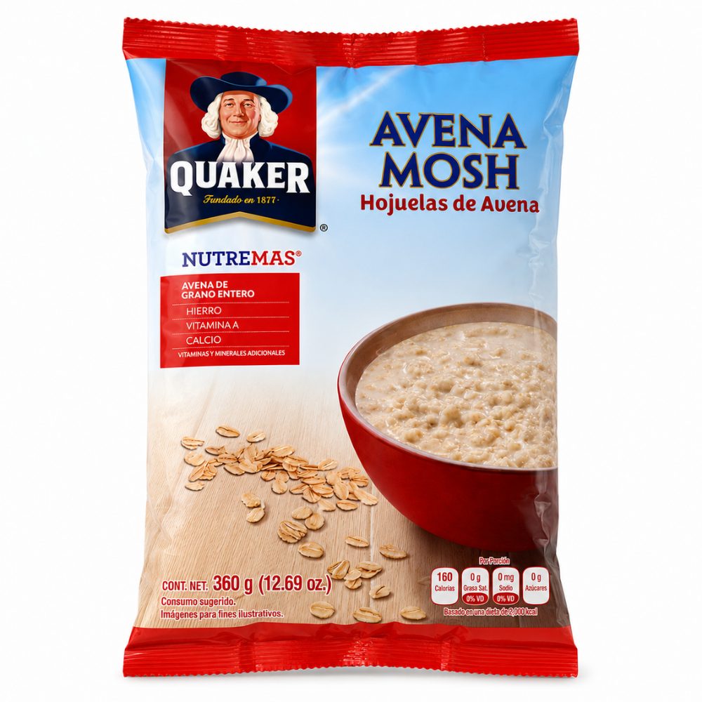 LMK0801 - Quaker Avena Mosh (Red) 25 x 360 g